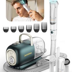 Vacuum Hair Clippers, Mess-Free Home Haircut Kit for Men and Kids, Game-Changer Clippers for Hair Cutting Trimming, Autism Friendly Vacuum Hair Cutter