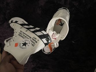 Converse Chuck 70 x Off-White High Tops White Canvas Shoes