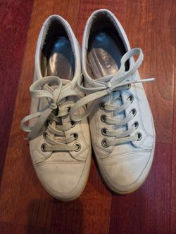 Ecco lather sneakers, woman size 8