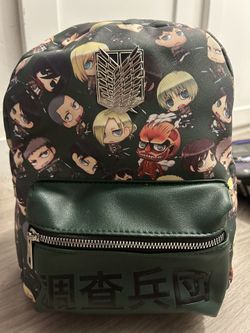 box lunch attack on titan mini bag