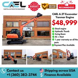 WHOLESALE PRICE BRAND NEW 6.2T EXCAVATOR Kubota Engine