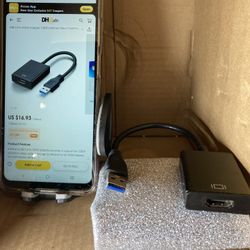 Generic HDMI Female To USB Type -A Adapter Downloadable Software 