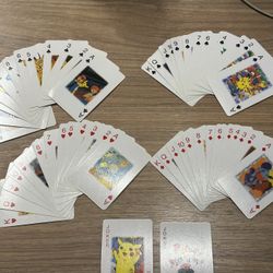 Pokemon Poker Deck Cards Vintage