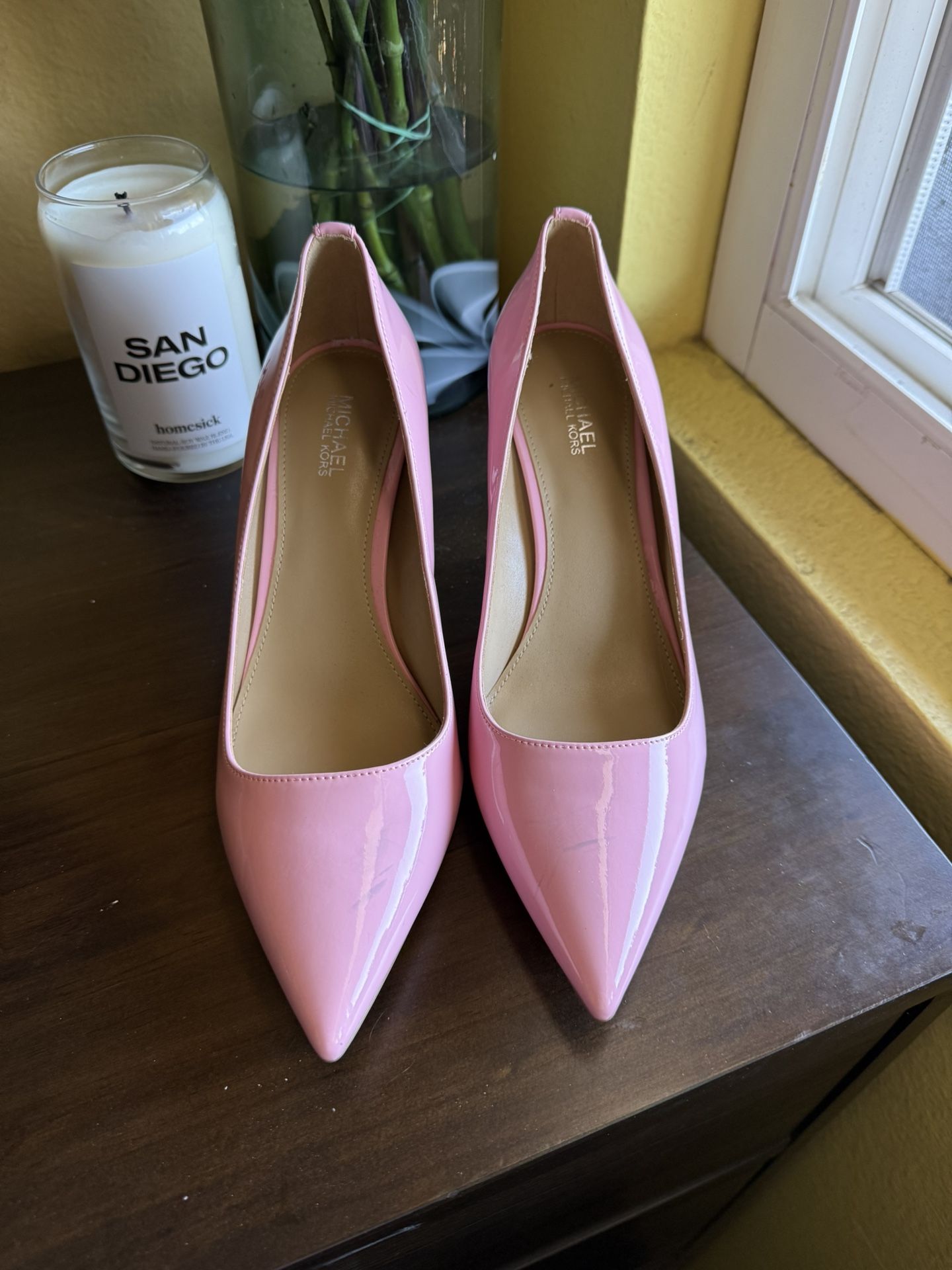 Pink Michael Kors heels