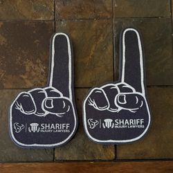 2 Houston Texans SGA Foam Fingers