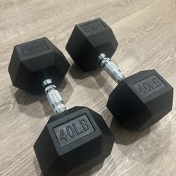 40 Lb Dumbbells 