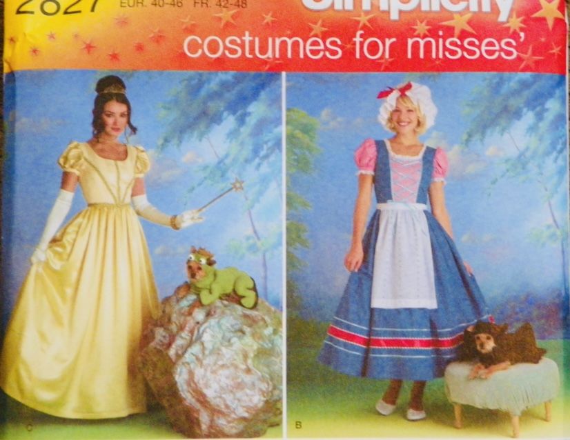 Pluss Size Misses Dog Costume Simplicity 2827 Sizes 14-20 UNCUT