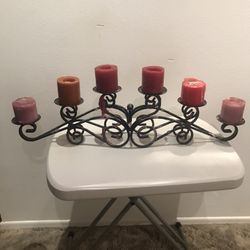 6 Tier Candle Holder & Candles $8.00