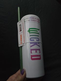 Wicked For Good Dunkin Donuts Tumbler 