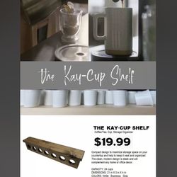 Coffee Kcup Storage Shelf