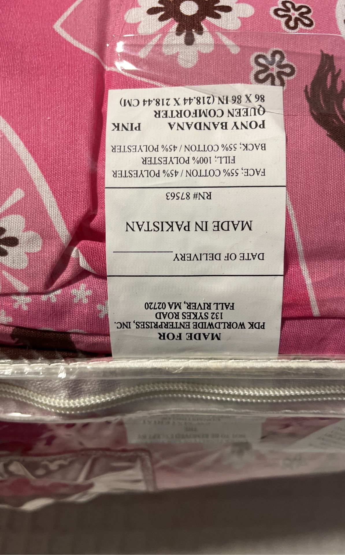 Pony Bandana Queen Comforter