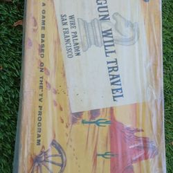 Antique board game have gun will travel