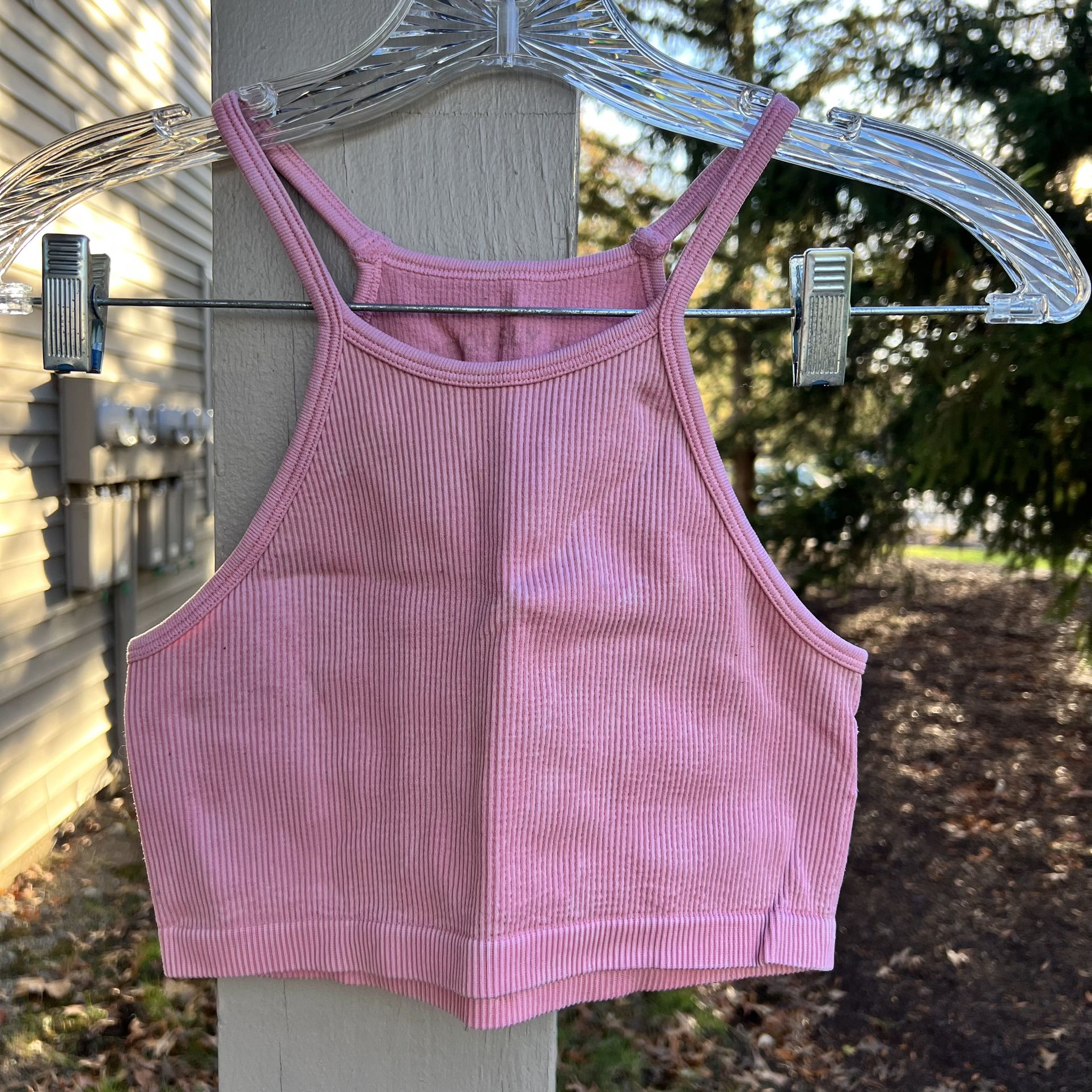 American Eagle Ribbed Knit Crop Top