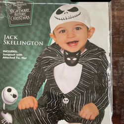 6-12 Months Jack Skellington- Nightmare Before Christmas 
