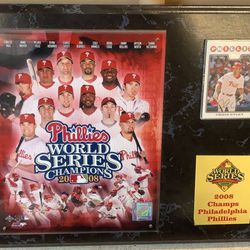 Phillies World Series Champions 2018 Picture Hanging