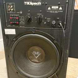 1980’s Solid Wood 🪵 Klipsch 10” 🔈 200w Active/Powered Subwoofer 