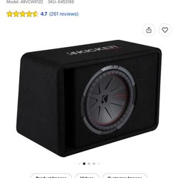 Subwoofer and amp prestige Condition