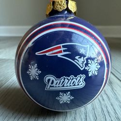New England Patriots Christmas Ornament