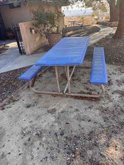 Two Heavy Duty Picnic Tables 