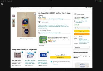 Ca-Rezz incontinent wash