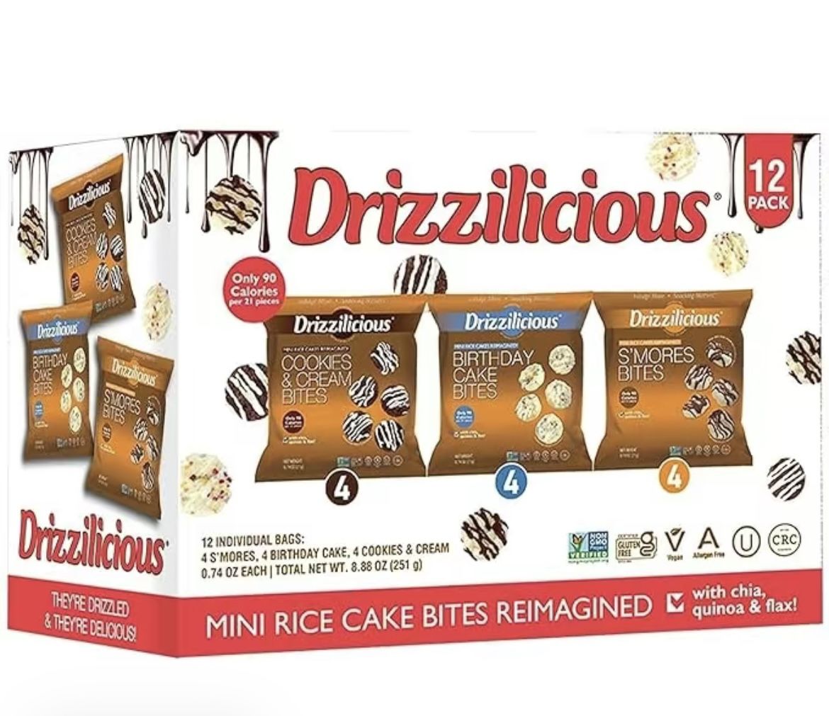 Drizzilicious 12 Pack Rice cakes