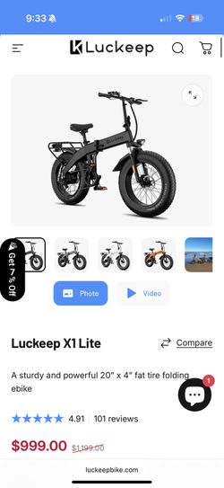 Luckeep X1 Lite Electric Bike
