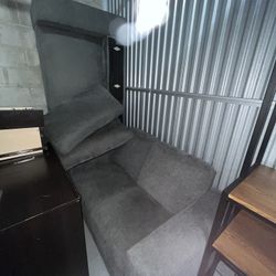 Couch and loveseat-dark grey