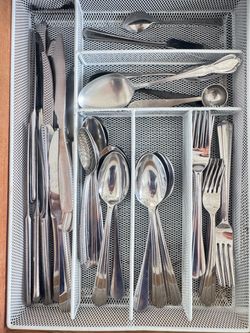 Stainless Steel Flatware Cutlery Set + steak knives