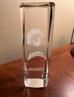 Chargers 3D Laser Etched Crystal Hologram