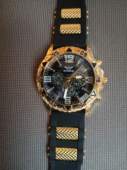 Black And Gold Watch