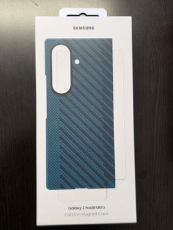 Galaxy Fold 8 ultra carbon fiber case blue Original Samsung new