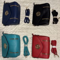 Leather Crossbody Purse Set