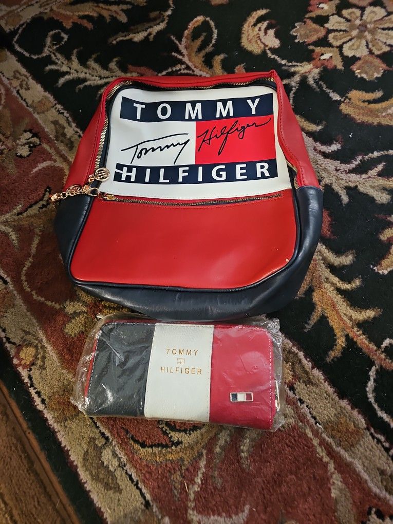 Back Pack And Matching Wallet