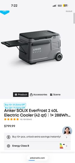 Anker soliixcooler