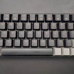 Mechanical Keyboard 60% Compact Size Gaming Keyboard. Lightly Used. Black