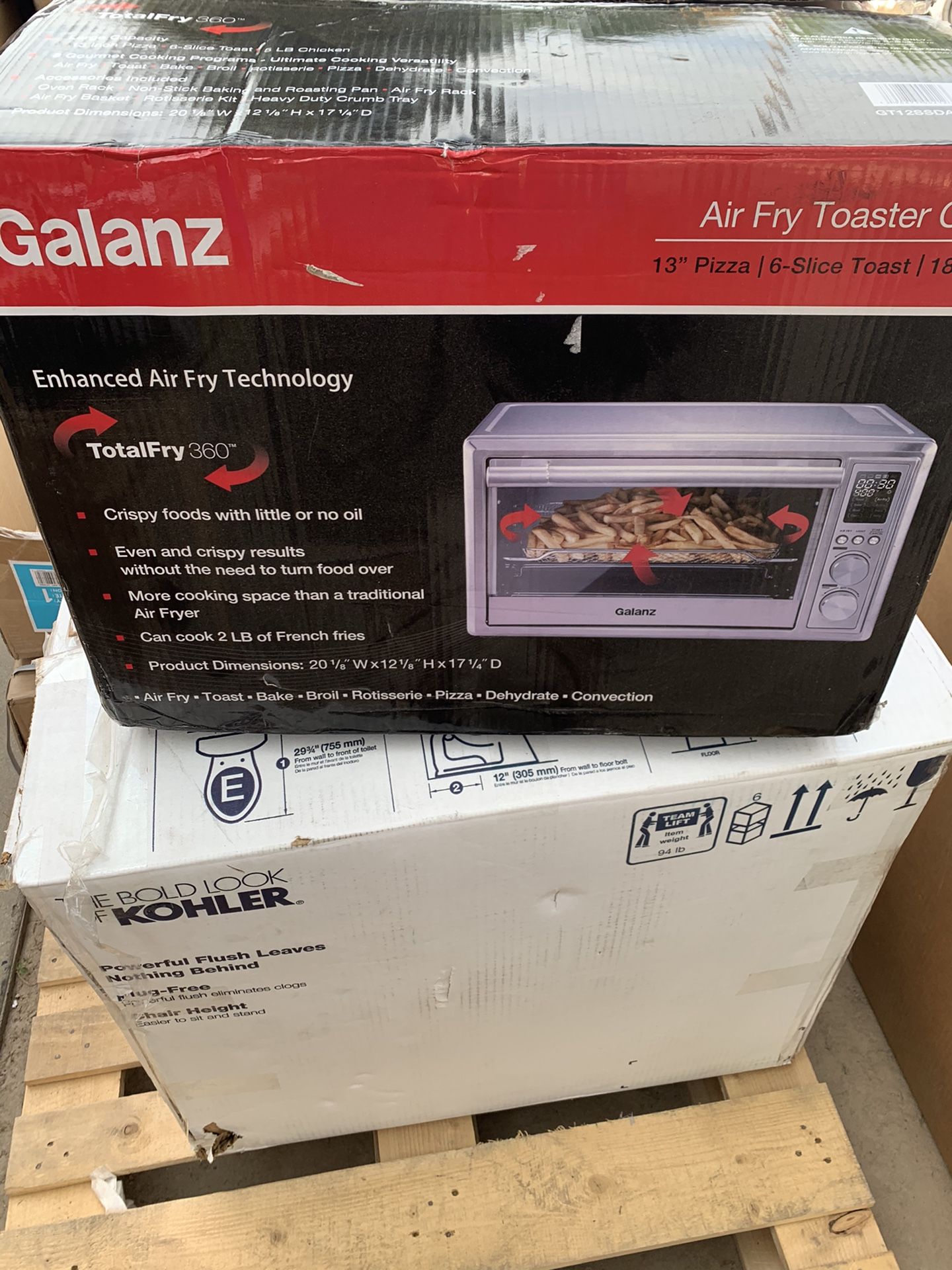 New galanz toaster oven