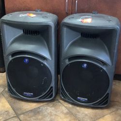 Mackie Powered Speakers SRM 450 $199.99 Ea. Discount Buy Both