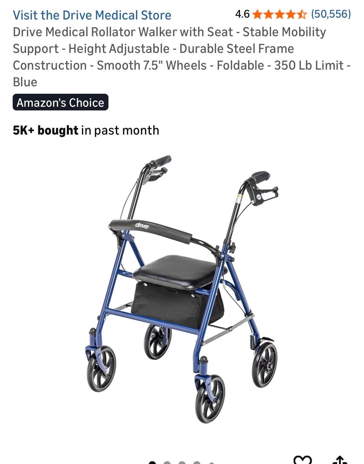 New folding walker