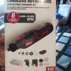 Hyper Tough Rotary Tool With Attachments Battery And Charger 