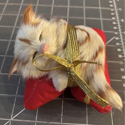 Cat kitten Feline faux stuffed display keepsake collectible gift
