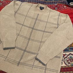 Dockers Men's Plaid Crewneck Sweater