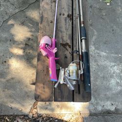 2 Shakespeare Children’s Fishing Rod And Reels