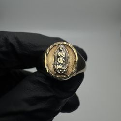 10k Virgin Mary Ring 