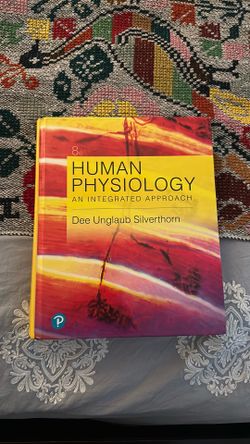 Human Physiology and Integrated Approach 8th edition hard cover book