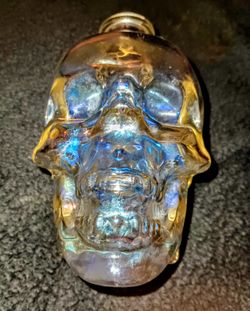 Skulls For Sale One Biker Skull One Solid Glass Decanter