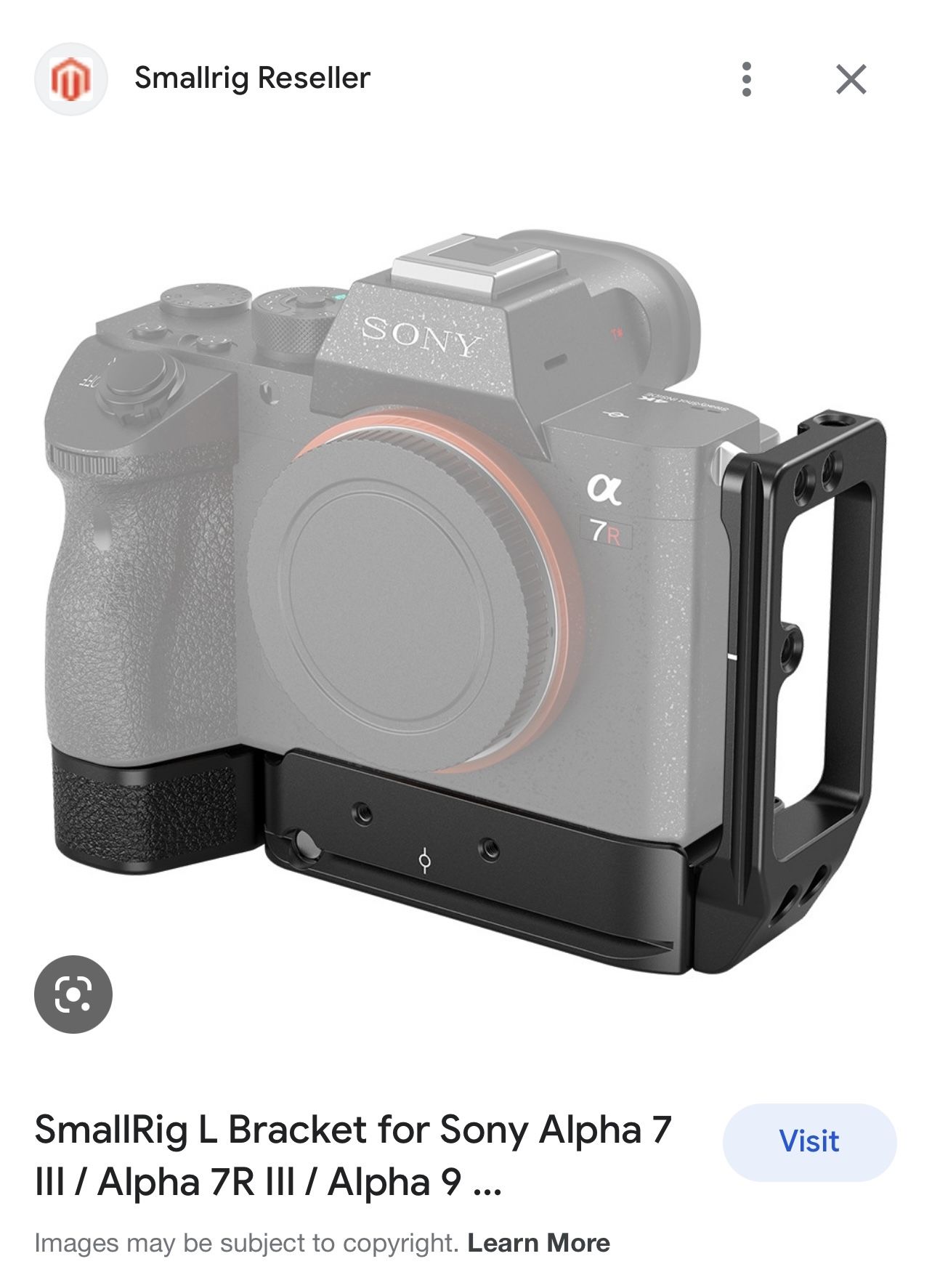 Small Rig L Bracket
