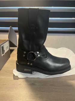 Brand new harness motorcycle boots- women size 8.5 genuine leather