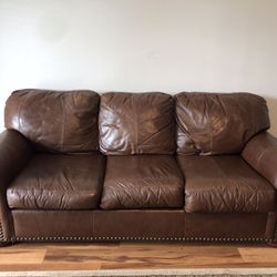 2 Set Leather Couch/Sofa