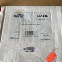 Mercruiser 496 Water Pump Kit With Impeller New