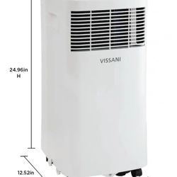 5,000 BTU 115-Volt Portable Air Conditioner for 170 sq. ft. Rooms Dehumidifies and Remote in White
